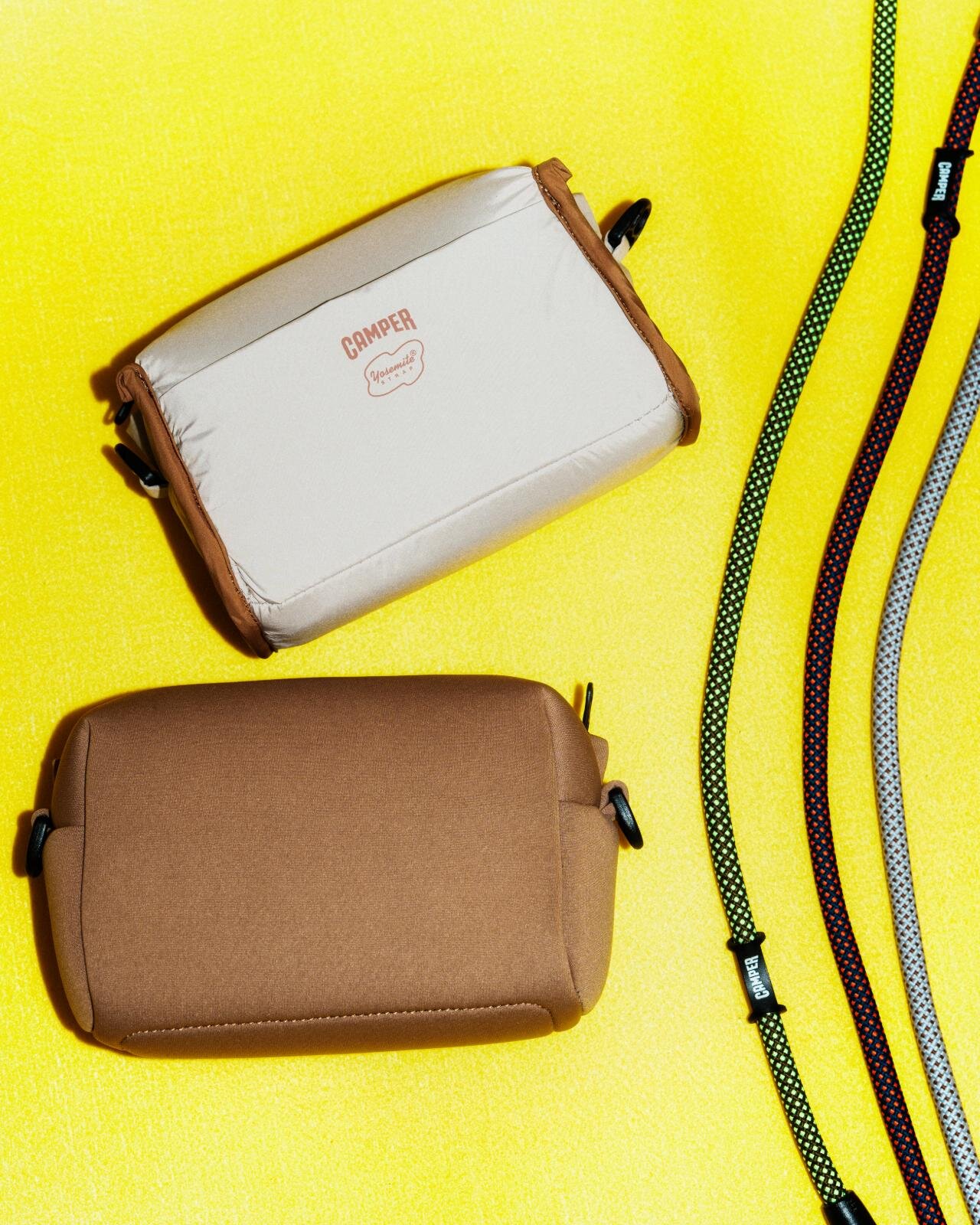 カンペール×ヨセミテストラップ、ふっくらポーチとスマホにも使えるバッグストラップ｜写真4