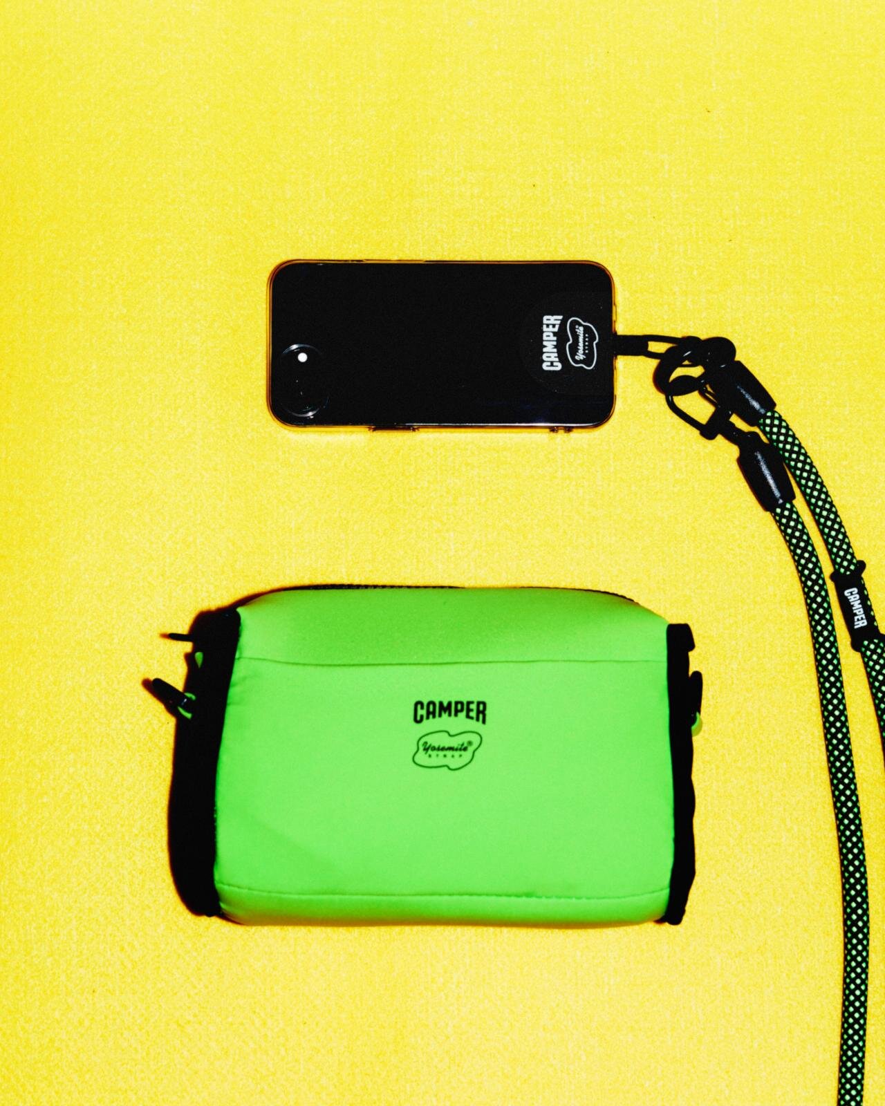 カンペール×ヨセミテストラップ、ふっくらポーチとスマホにも使えるバッグストラップ｜写真6