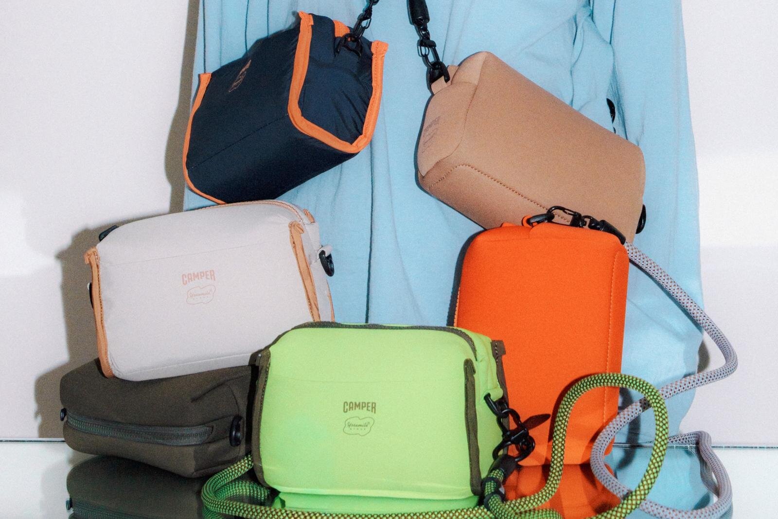 カンペール×ヨセミテストラップ、ふっくらポーチとスマホにも使えるバッグストラップ｜玉川タカシマヤS・C