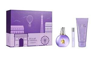 ランバン25年クリスマスコフレ、藤の花やピーチブロッサム溶け合う人気香水“現品”＆ボディローション｜写真1