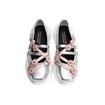 アキコアオキ“花々＆スタッズ”を装飾したバレエ風シューズ、スリートレジャーズとコラボ｜写真13