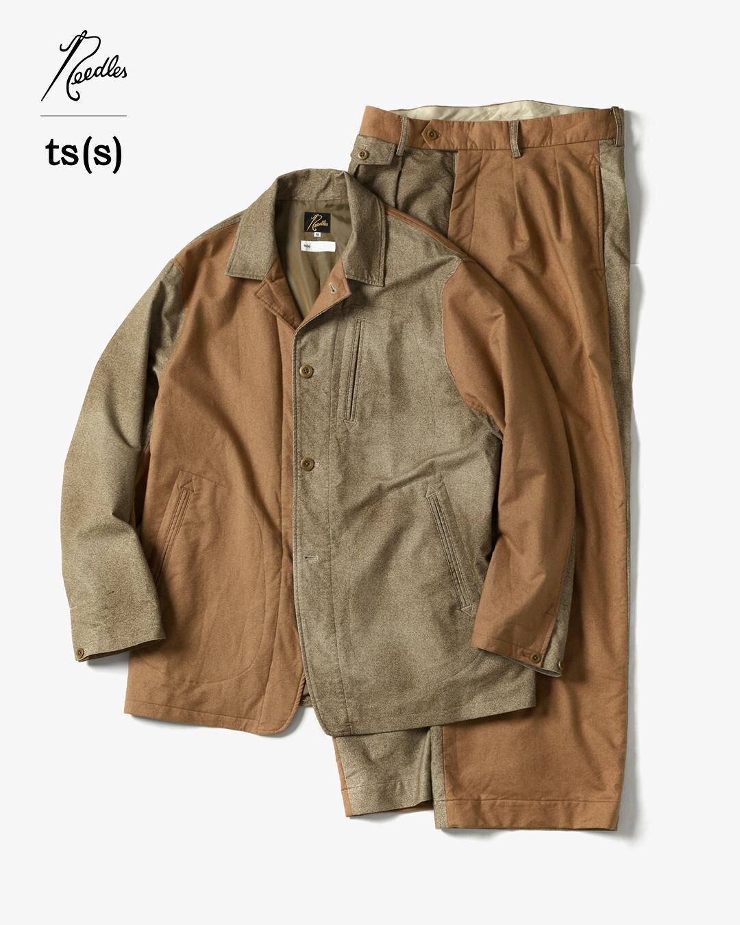 ニードルズ×ts(s)のジャケット＆パンツ、モールスキンをアシンメトリーに切り替え｜写真14