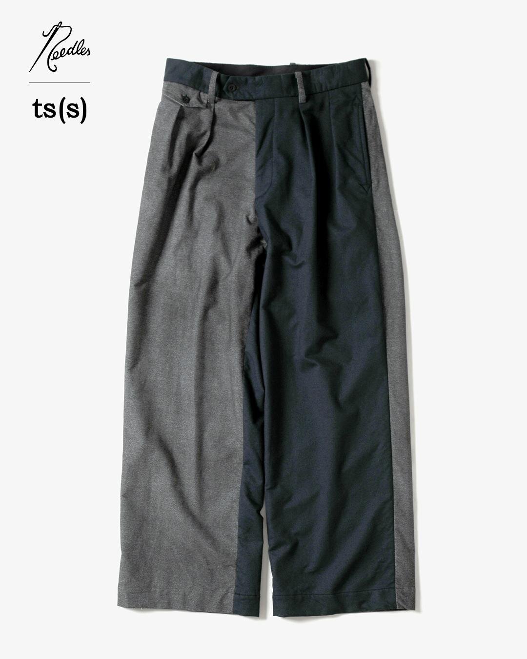 ニードルズ×ts(s)のジャケット＆パンツ、モールスキンをアシンメトリーに切り替え｜写真10