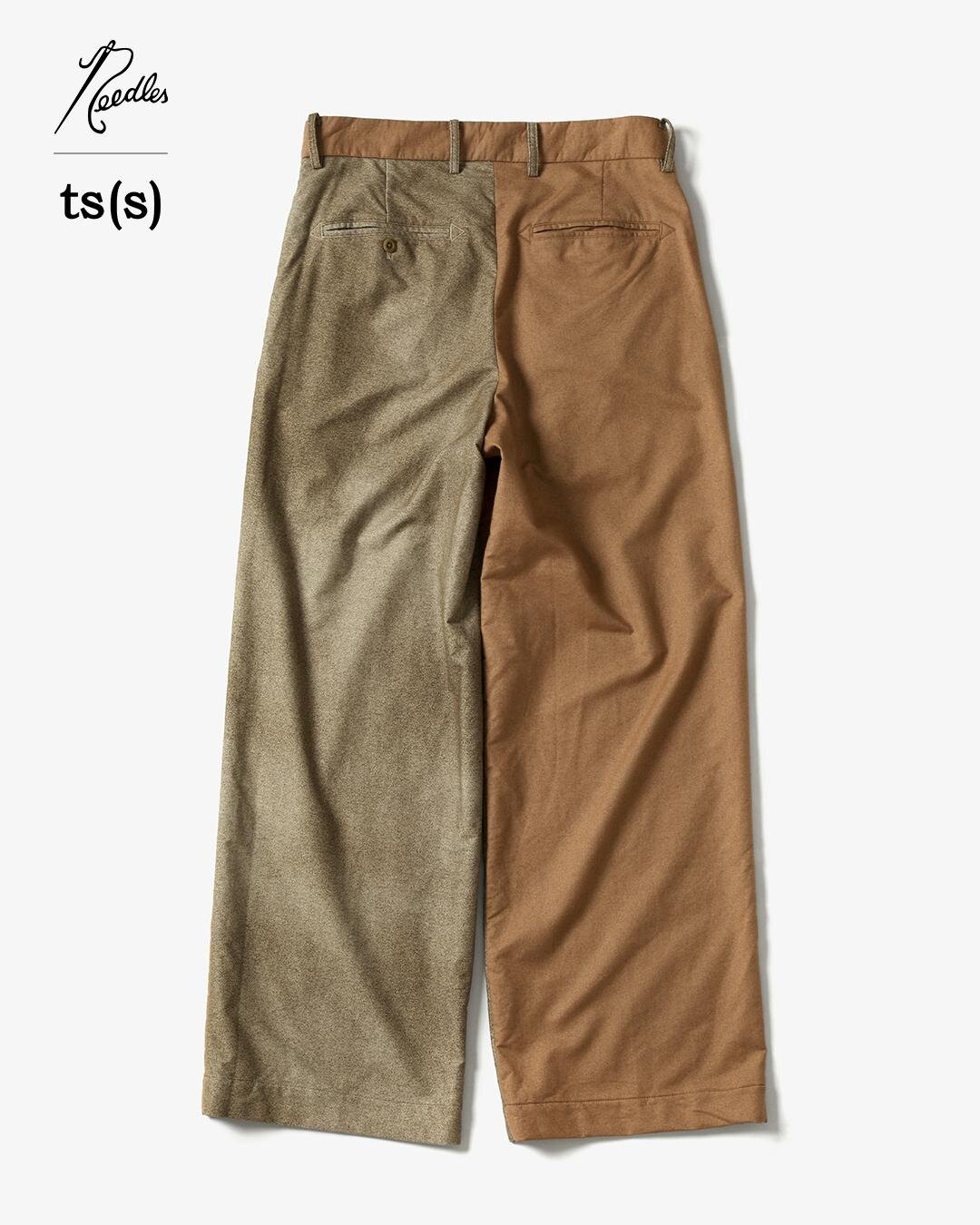 ニードルズ×ts(s)のジャケット＆パンツ、モールスキンをアシンメトリーに切り替え｜写真9