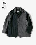 ニードルズ×ts(s)のジャケット＆パンツ、モールスキンをアシンメトリーに切り替え｜写真4