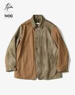 ニードルズ×ts(s)のジャケット＆パンツ、モールスキンをアシンメトリーに切り替え｜写真1