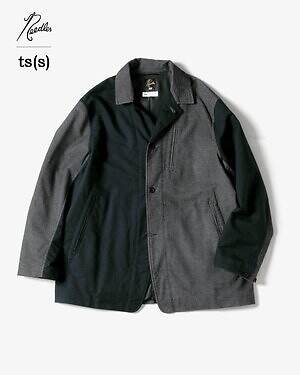 ニードルズ×ts(s)のジャケット＆パンツ、モールスキンをアシンメトリーに切り替え｜写真4