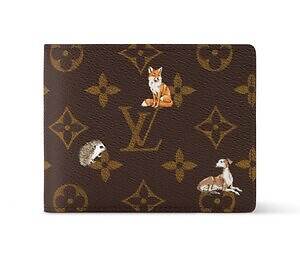 ルイ・ヴィトン“森の動物”モノグラムレザーグッズ、ハリネズミ＆犬プリントの二つ折り財布など｜写真7