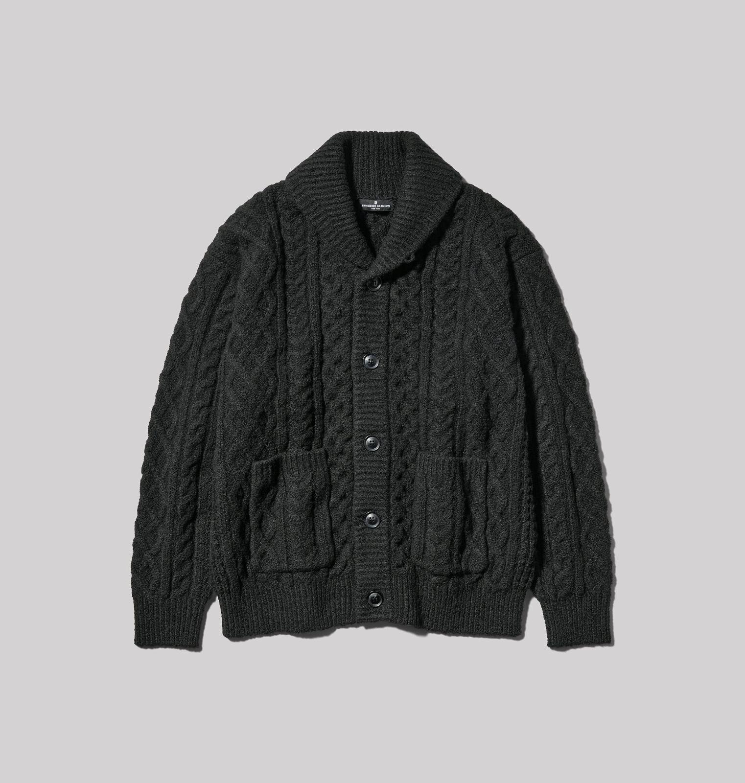 ケーブルショールカラーカーディガン by EG 4,990円