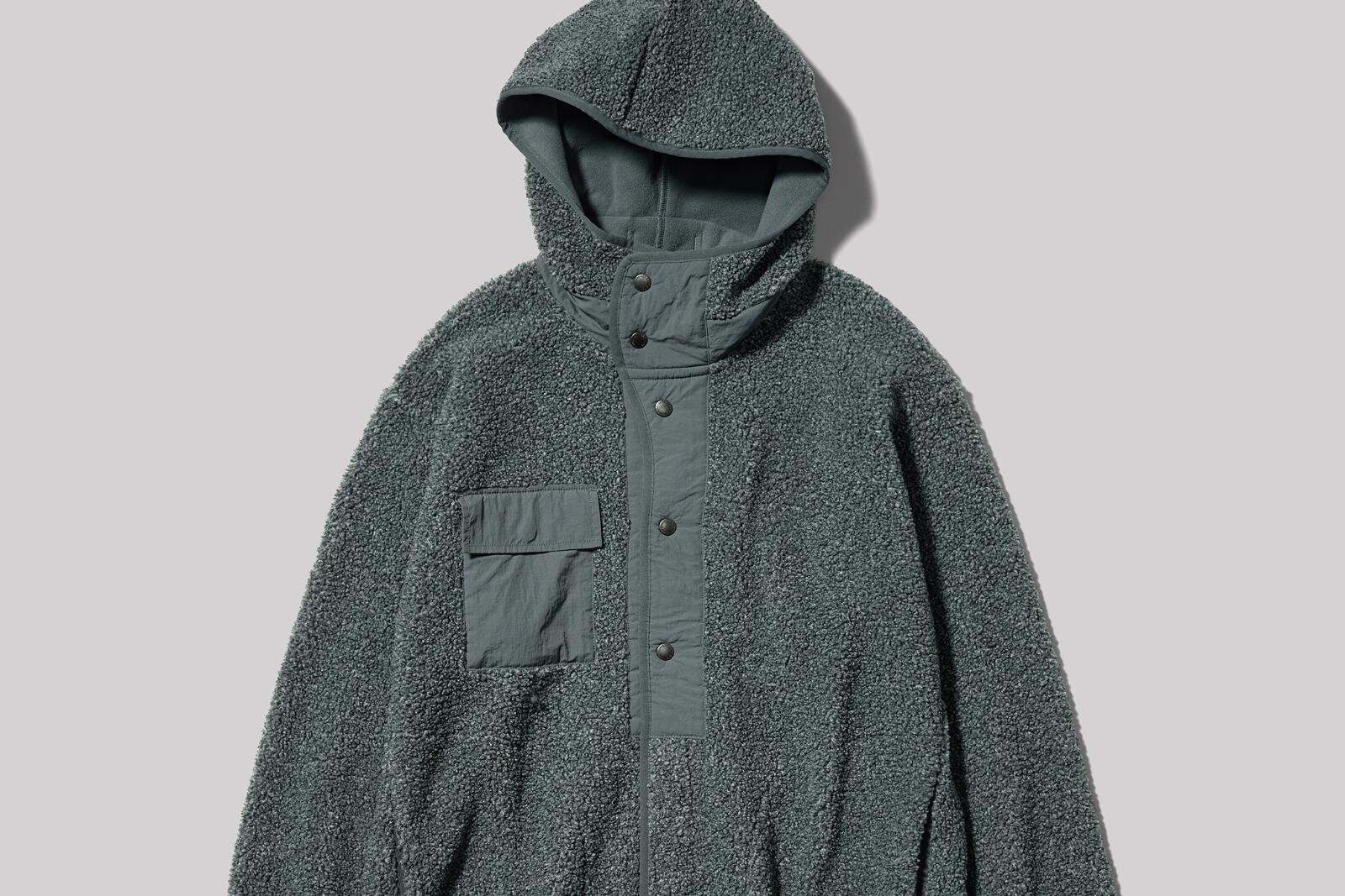 GU×エンジニアド ガーメンツ初コラボ、背面に大きなポケットを配した中綿コートやボアブルゾン