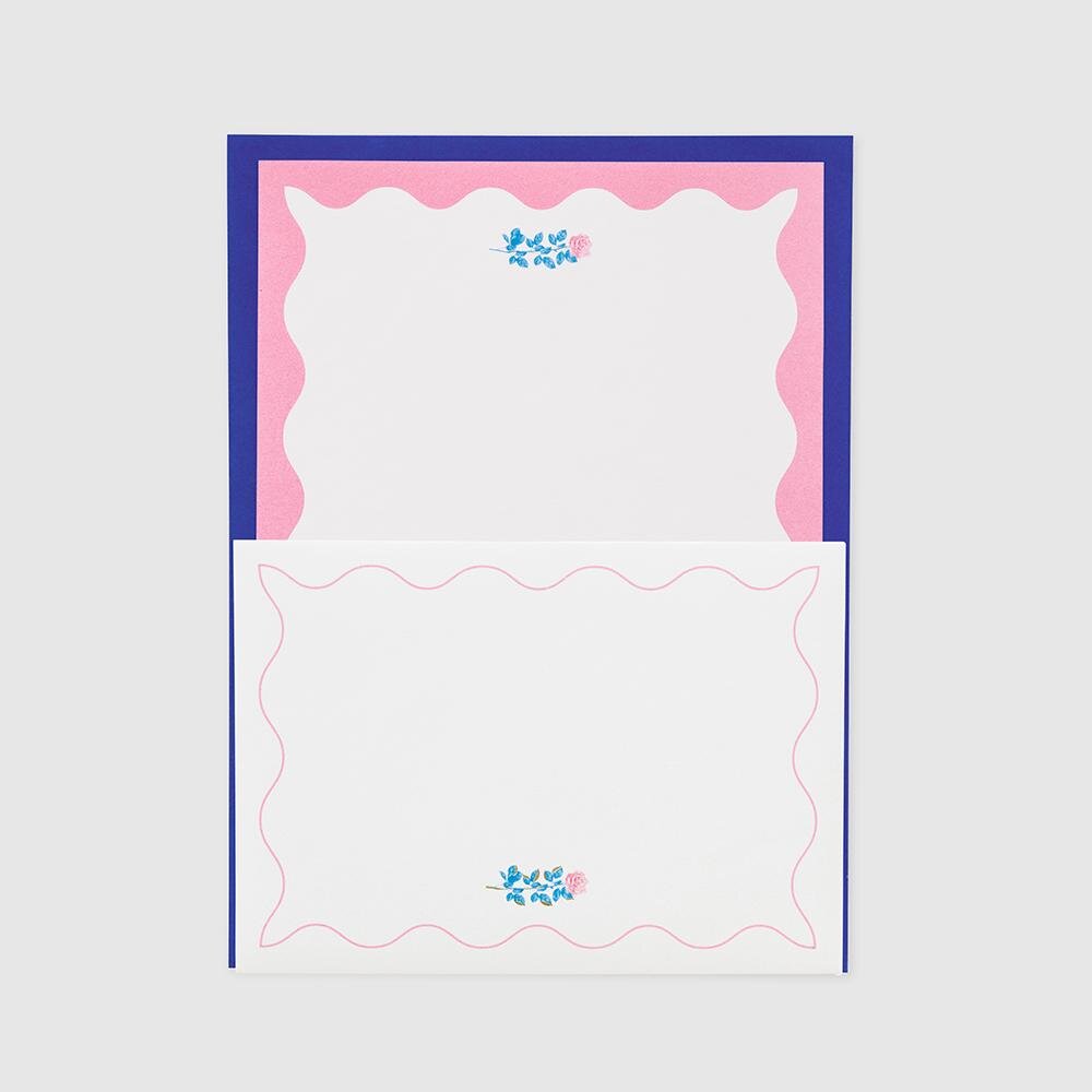 ルル メリー×蔦屋書店 オリジナルレターセット ピンク 1,485円