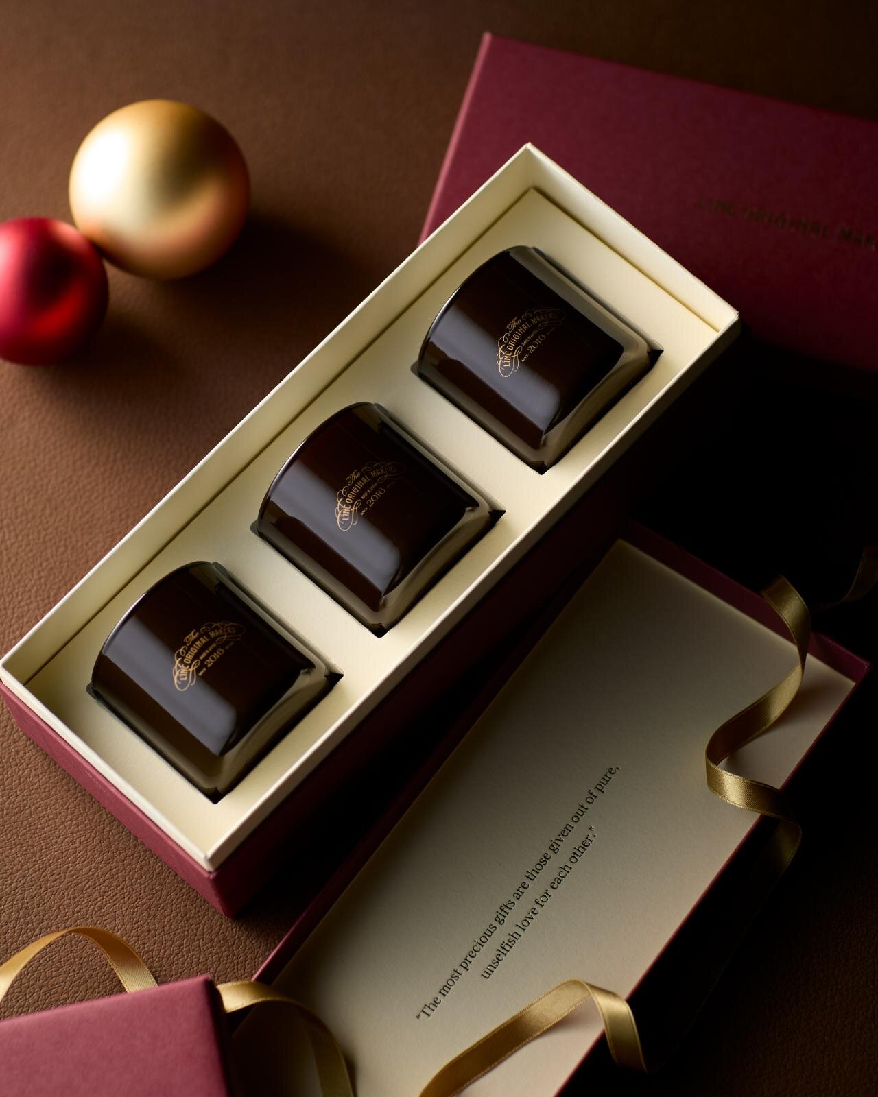 リンク オリジナル メーカーズ25年クリスマスコフレ、“ウッドが香る”3種のキャンドルセット｜写真2