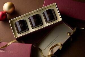 リンク オリジナル メーカーズ25年クリスマスコフレ、“ウッドが香る”3種のキャンドルセット｜写真3