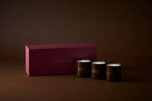 リンク オリジナル メーカーズ25年クリスマスコフレ、“ウッドが香る”3種のキャンドルセット｜写真7