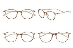 Zoff×マキアージュ“チーク効果”のある血色感メガネ、ピンクのべっ甲やベージュグラデカラー｜写真7