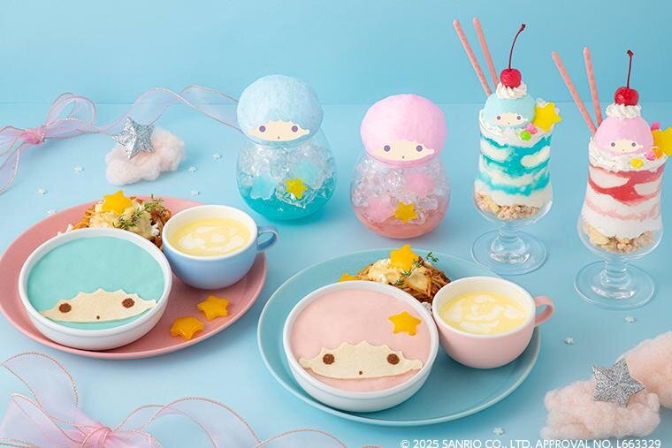 原宿｜キキ＆ララのテーマカフェ「リトルツインスターズ カフェ」東京・大阪・名古屋・仙台にオープン