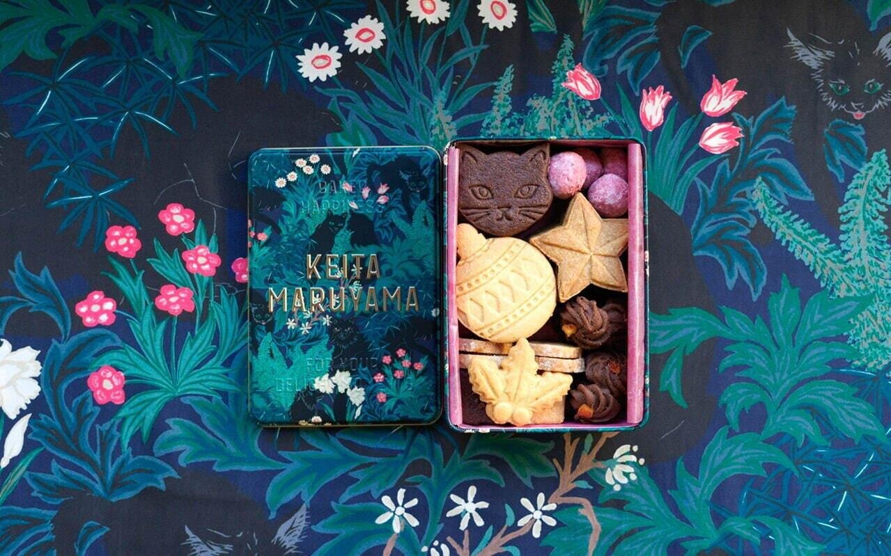 ケイタ マルヤマ25年クリスマスクッキー缶、“黒猫”やオーナメント型クッキーを詰め合わせ｜写真3