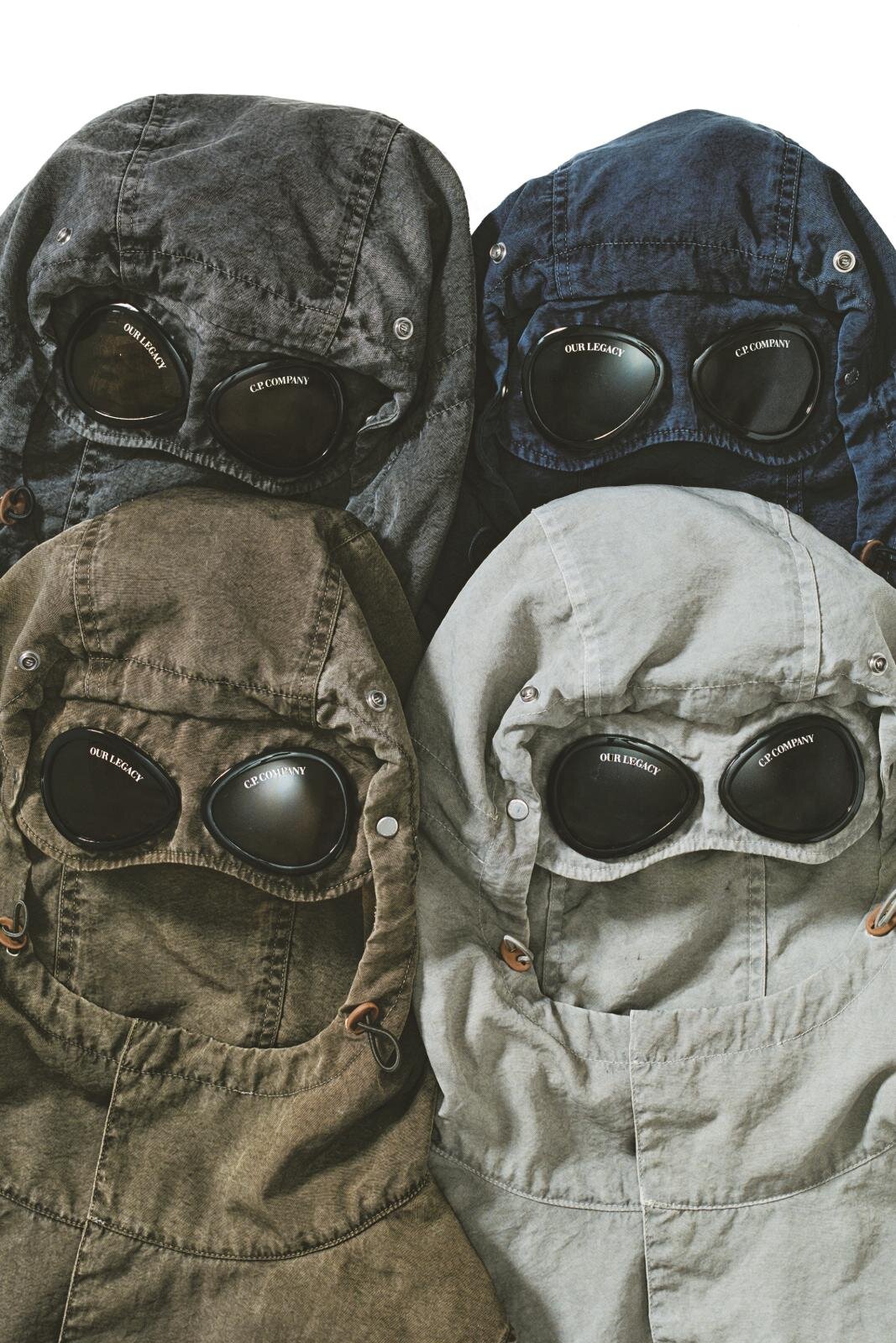 アワー レガシー ワークショップ×C.P. カンパニー、ゴーグル付き顔料染めフィールドジャケットなど｜写真24