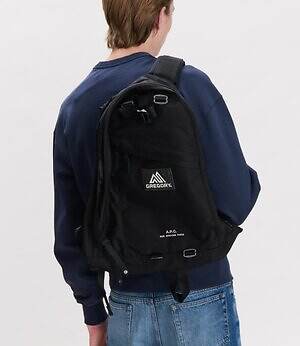 A.P.C.とグレゴリーのバッグ、デニムリベット付きシンプルバックパック＆ショルダー｜写真5