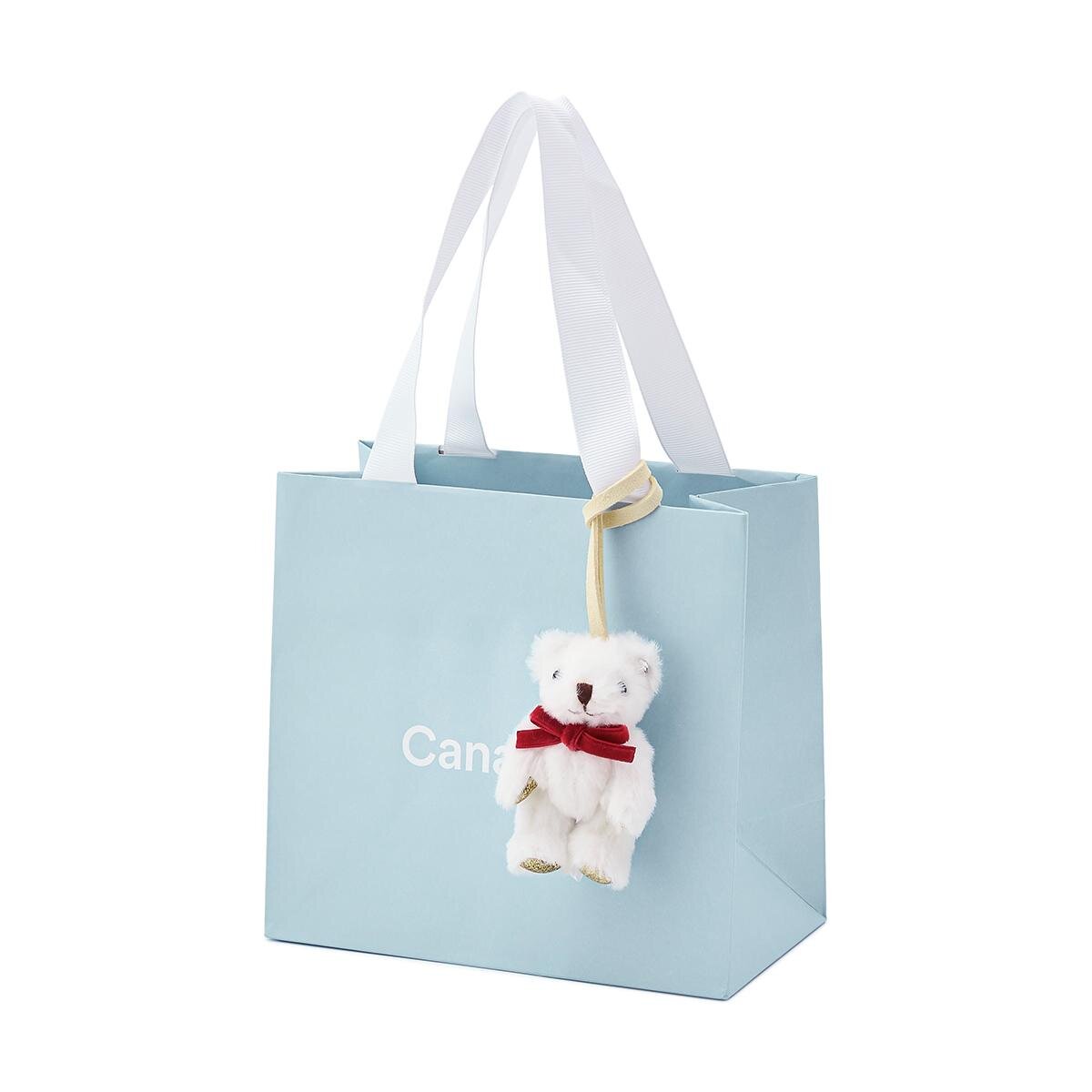 カナル 4℃の25年クリスマスジュエリー、“花型リボン”のネックレスやピアス｜写真8