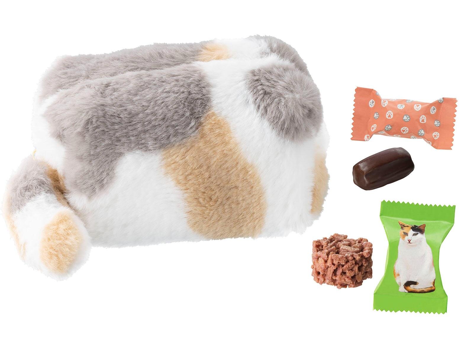 にゃんポーチ(パステル三毛) 5個入 1,760円