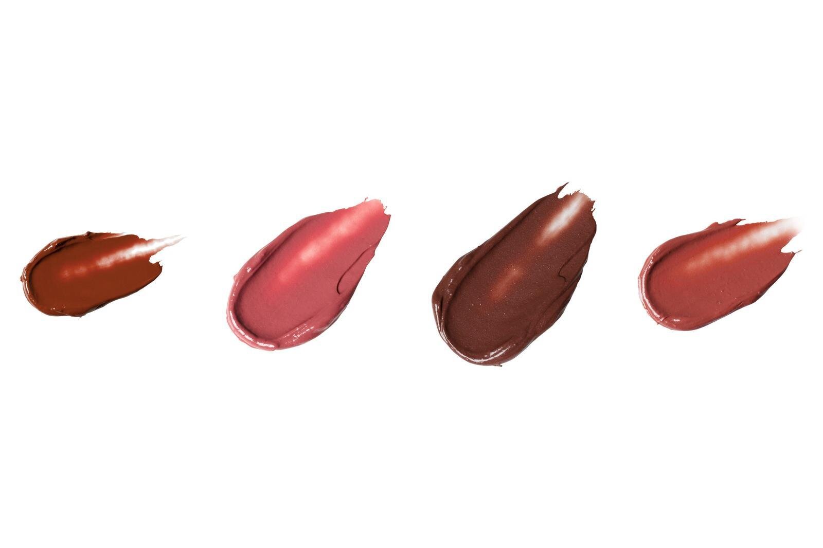 左から) オサジ ニュアンス ソフトエッジィ リップスティック 01、02、03、04 各4,180円＜新製品＞