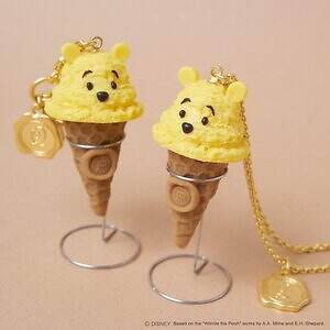 Q-pot.のディズニー「くまのプーさん」ジュエリー、“アイス型”ネックレス&ピグレット揺れるピアス|写真6