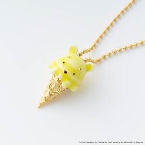 Q-pot.のディズニー「くまのプーさん」ジュエリー、“アイス型”ネックレス&ピグレット揺れるピアス|写真2