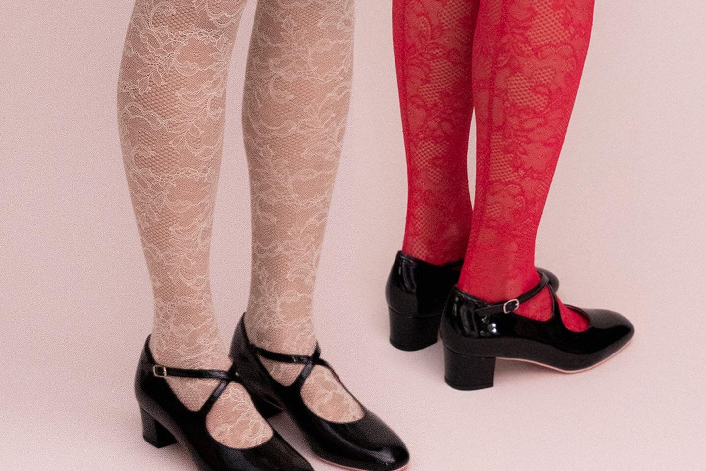 キワンダキワンダ“小さい花”刺繍の一点物ソックスやレースタイツ、松屋銀座の限定ストアで