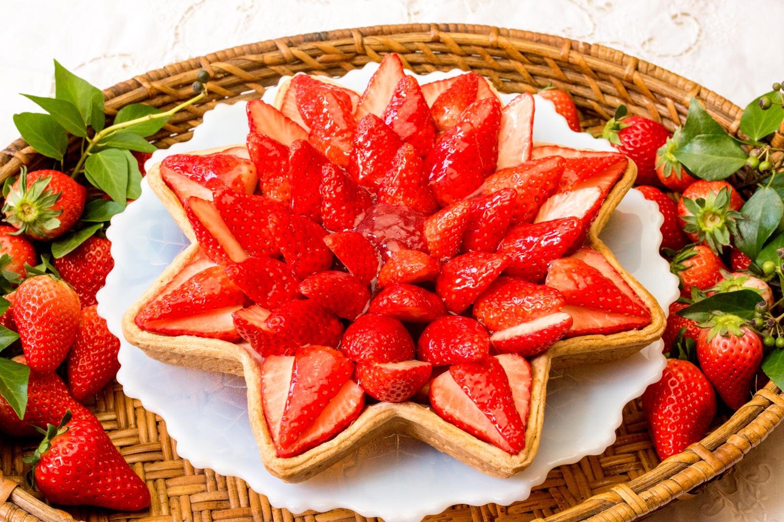 「静岡県産 “きらぴ香”のタルト」ホール(27cm) 15,120円 販売期間：12月26日(金)～2月28日(土)の販売予定