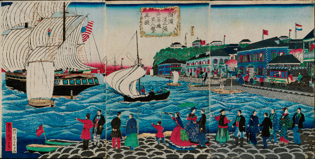 「ダブル・インパクト 明治ニッポンの美」展が東京・名古屋で開催、黒船来航・文明開化を錦絵で紐解く | 写真