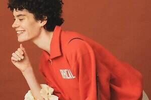 チャンピオンの“フロッキーロゴ”入りハーフジッププルオーバー、RHC ロンハーマン限定