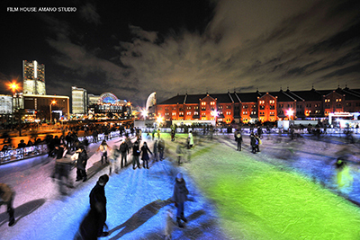 スケートリンク｜横浜赤レンガ倉庫に屋外で楽しめるスケートリンク「アートリンク」が限定オープン