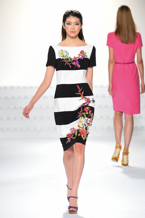 エスカーダ 2015年春夏コレクション - 菜々緒が美しいタフタのドレスを身に纏い登場！ | 写真