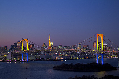 「レインボーブリッジ スペシャルライトアップ」
