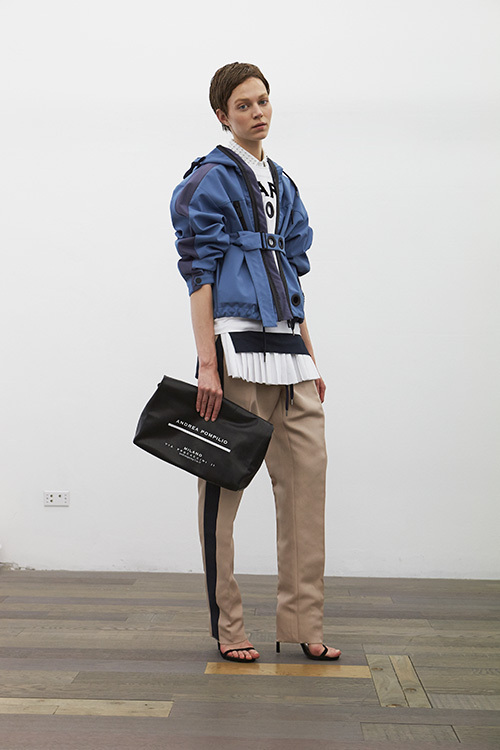 アンドレア ポンピリオ 2015年春夏｜female トラックジャケット