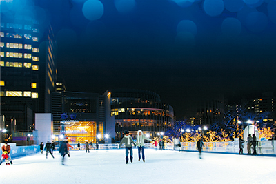 スケートリンク｜東京ミッドタウンに屋外スケートリンク！イルミネーションの見えるナイトスケートも