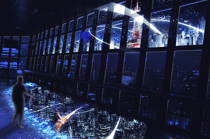 東京タワーから見下ろす、夜景×3D映像の幻想的アート「CITY LIGHT FANTASIA」 | 写真