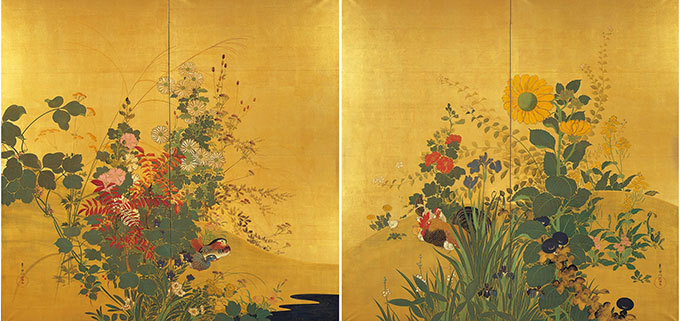 絵画　花　色 複製画 春の花束 1866 額入 オーギュスト ルノワール 絵画 油絵