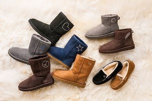 UGGが六本木に限定ショップ、スワロフスキーのクリスタルを用