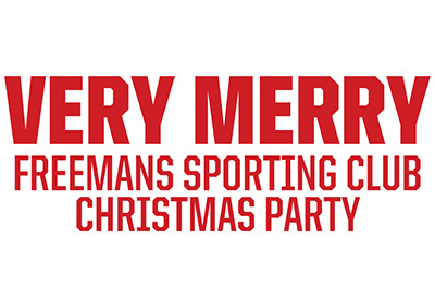 入場無料のクリスマスパーティ、フリーマンズスポーティングクラブで開催
