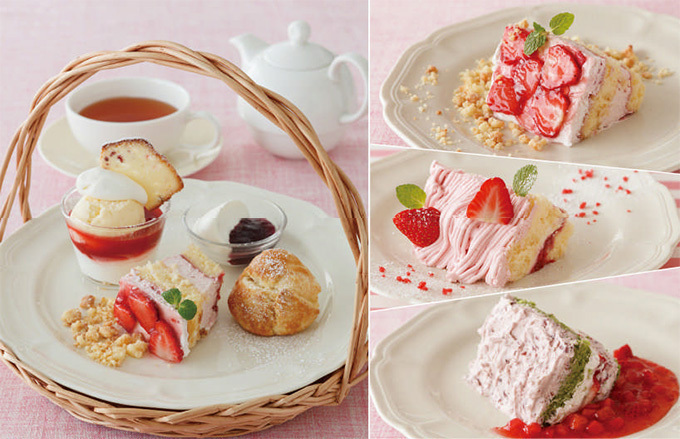 アフタヌーンティー・ティールームから3種の苺ショートケーキや春限定メニューが登場 | 写真