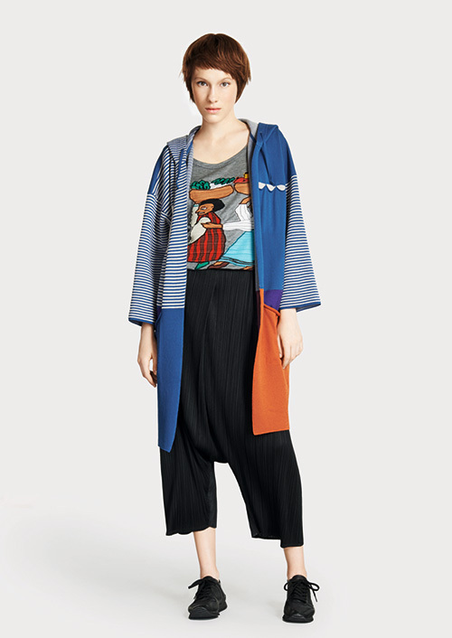 プリーツプリーズ チュニック ロゴ イッセイミヤケ PLEATS PLEASE