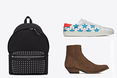 サンローランの2015年春夏から、メンズシューズ＆バッグを紹介 - エネルギッシュなサイケロック