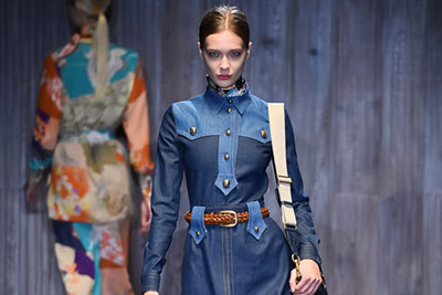 デニムが豊作！2015年春夏コレクション - グッチ、サンローラン、クロエなどをピックアップ