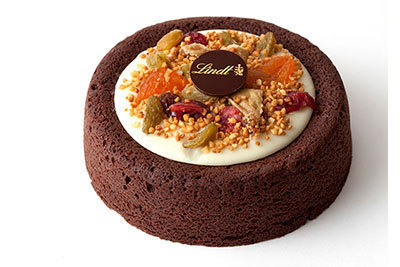 三井アウトレットパーク｜リンツのホワイトデーコレクション - ドライフルーツがたっぷりのったガトーショコラ