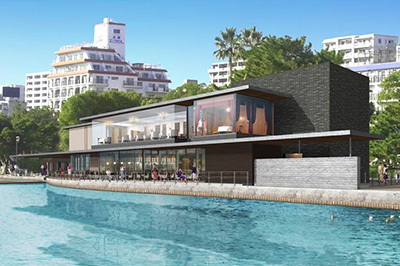 サイクリング｜福岡市・大濠公園内に新複合施設「ボートハウス 大濠パーク」カフェ、レストランなど