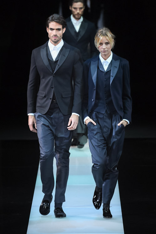ジョルジオ アルマーニ 2015年秋冬メンズコレクション - 肩の力を抜いて男女でシェアするスタイル | 写真