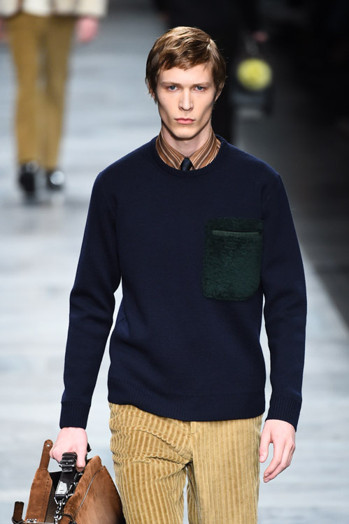 フェンディ(FENDI) 2015-16年秋冬メンズコレクション ディテール - 写真1