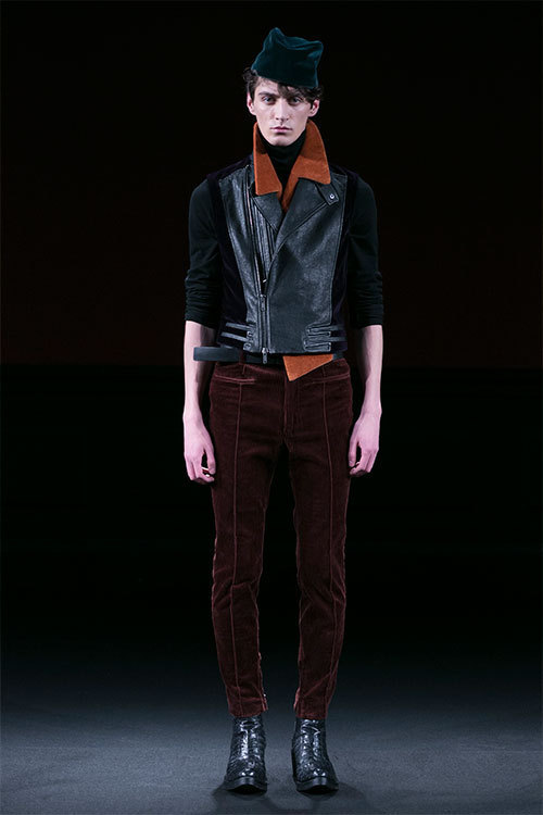 新品　ハイダーアッカーマン　HIDER ACKERMANN MENS スラックス ハイダーアッカーマン Haider Ackermann ステッチ刺繍タック